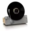 Gramofon audio z napędem paskowym Lenco LSA-071SI, w pełni automatyczny, szary, Bluetooth, 3,5 mm, 10 W