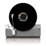 Gramofon audio z napędem paskowym Lenco LSA-071SI, w pełni automatyczny, szary, Bluetooth, 3,5 mm, 10 W