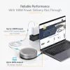 StarTech.com USB-C głośnik konferencyjny ze stacją dokującą, mini przenośny głośnik konferencyjny i stacja audio, USB-C do VGA/4K HDMI, hub 2x USB-A, mikrofon/głośnik, głośnik konferencyjny Teams/Zoom/Softphone