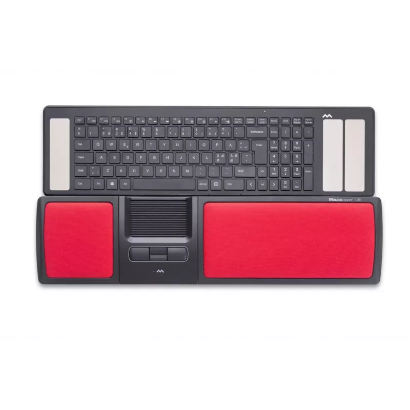 mysztrapper Lite Mysz Czarno-Czerwona USB-A, Mechaniczna, USB Typ-A, 1500 DPI, Czarny, Czerwony