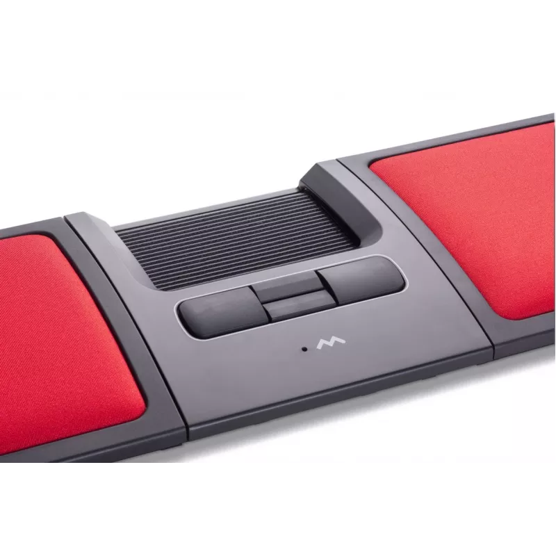 mysztrapper Lite Mysz Czarno-Czerwona USB-A, Mechaniczna, USB Typ-A, 1500 DPI, Czarny, Czerwony