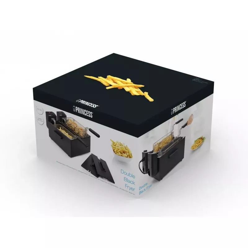Frytownica głęboka Princess 183028 Double Czarny Fryer 6 L 3600 W