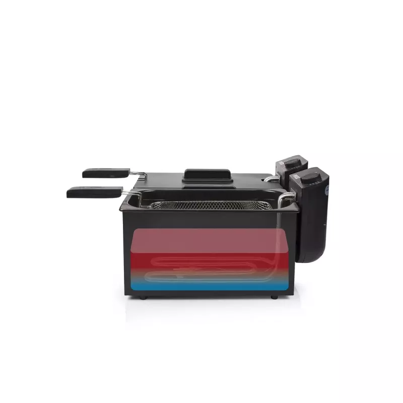 Frytownica głęboka Princess 183028 Double Czarny Fryer 6 L 3600 W