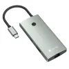 Techly IUSB32C-HUB6HPDI koncentrator interfejsu USB 3.2 Gen 1 (3.1 Gen 1) Type-C 5000 Mbit/s Aluminium