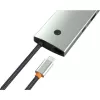 Techly IUSB32C-HUB6HPDI koncentrator interfejsu USB 3.2 Gen 1 (3.1 Gen 1) Type-C 5000 Mbit/s Aluminium