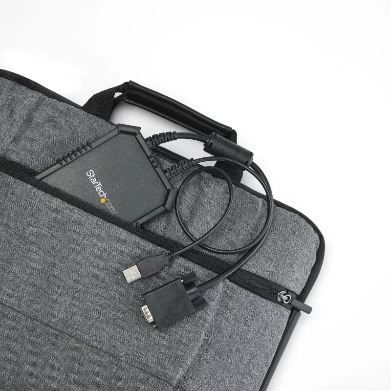 Konsola KVM StarTech.com z laptopa na serwer w wytrzymałej obudowie