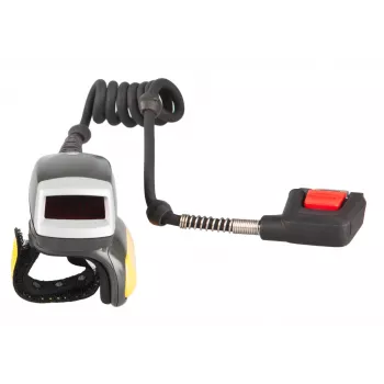 Zebra RS4000 Wearable bar code reader 1D Laser szary, srebrny