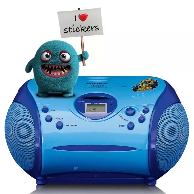 Przenośne radio Lenco SCD-24BU Kids FM 4W 60dB