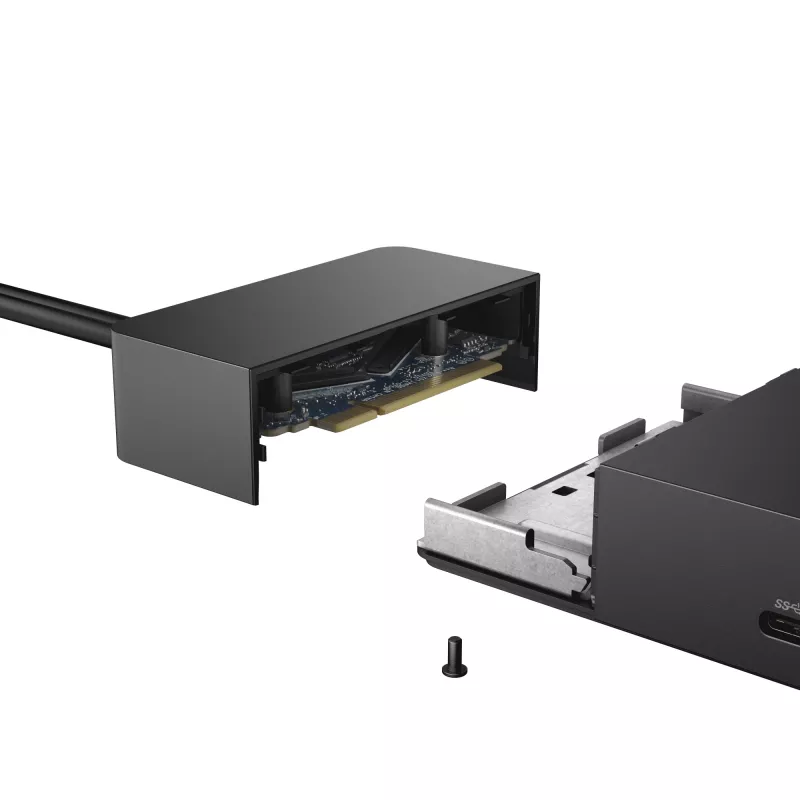 DELL WD19 Przewodowa stacja dokująca USB 3.2 Gen 1 (3.1 Gen 1) Type-C Czarna