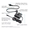 AC USB-C Travel Power Adapter 65W — HP — kompaktowa ładowarka sieciowa 100–240 V, czarna, 74×74×28,5 mm