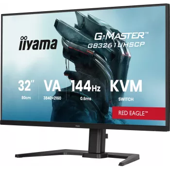 iiyama G-MASTER GB3261UHSCP-B1 monitor komputerowy 80 cm (31,5 cala) 3840 x 2160 pikseli 4K Ultra HD LED Czarny