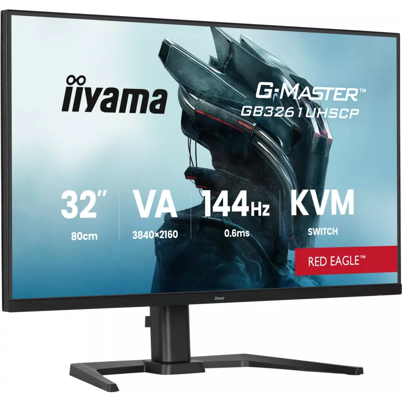 iiyama G-MASTER GB3261UHSCP-B1 monitor komputerowy 80 cm (31,5 cala) 3840 x 2160 pikseli 4K Ultra HD LED Czarny