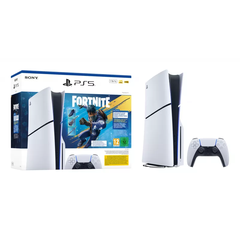 Sony PlayStation 5 - Fortnite Flowering Chaos Bundle 1 TB Wi-Fi Czarny, biały