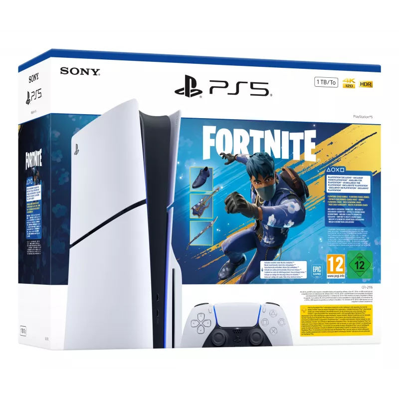 Sony PlayStation 5 - Fortnite Flowering Chaos Bundle 1 TB Wi-Fi Czarny, biały