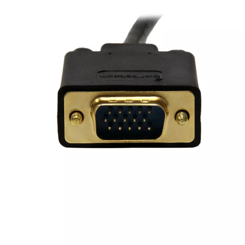 StarTech.com Kabel DisplayPort do VGA 4,6 m (15 stóp) – Aktywny kabel przejściówkowy DisplayPort do VGA – Wideo 1080p – Kabel monitorowy DP do VGA – Konwerter DP 1.2 na VGA – Złącze DP z zatrzaskiem