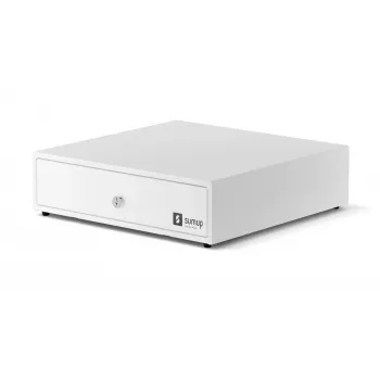 Szafka kasowa SumUp Cash Drawer — obudowa z tworzywa sztucznego i stali, biała, 330 × 340 × 100 mm, 5 kg