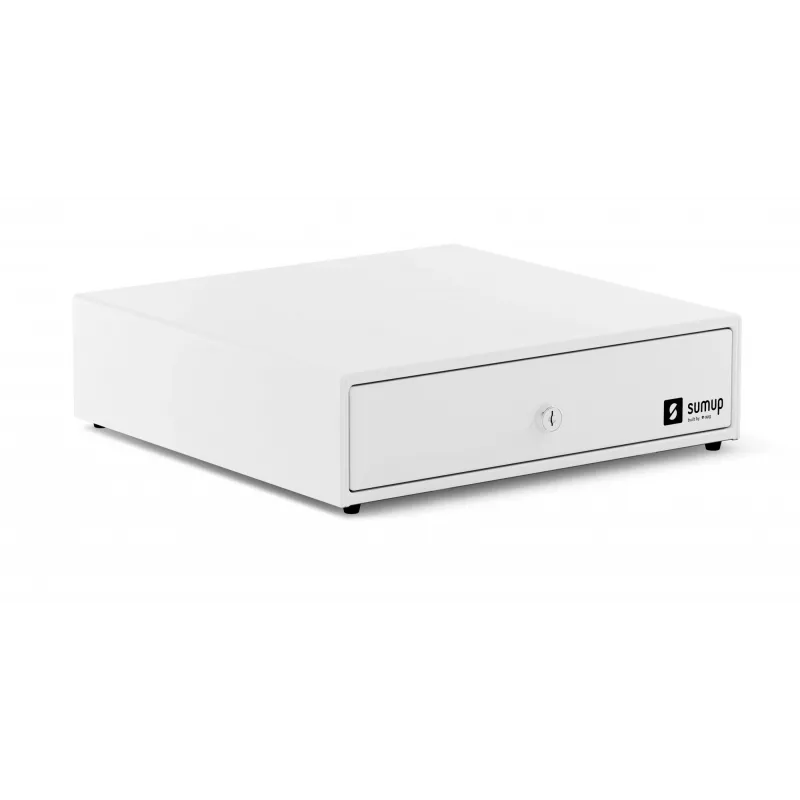 Szafka kasowa SumUp Cash Drawer — obudowa z tworzywa sztucznego i stali, biała, 330 × 340 × 100 mm, 5 kg