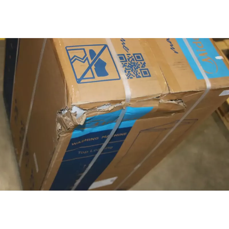 Pralka Midea MF100T60B/W-HR, ładowana od góry, 6 kg, 1200 obr./min, A, wyświetlacz, para, 40×61 cm, biała