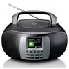 Przenośne radio DAB+/FM Lenco SCD-860 z Bluetooth, odtwarzaczem CD, wyświetlaczem TFT 2,4 cala, 2×2W, AUX, zasilaniem bateryjnym/sieciowym