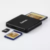 Hama USB 3.0 Multi-Card Reader, SD/microSD/CF, czarny