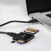 Hama USB 3.0 Multi-Card Reader, SD/microSD/CF, czarny
