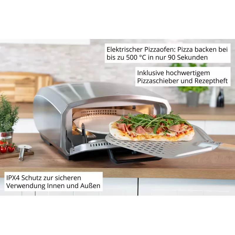 Unold Pizzaofen Enzo 68916 maszyna do pizzy/piekarnik 1 pizza(s) 2100 W Stal nierdzewna