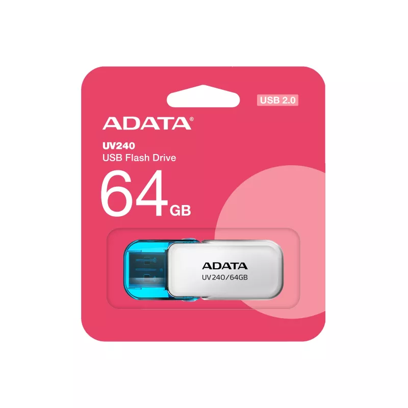 ADATA UV240 pendrive 64 GB USB Type-A 2.0 niebieski, biały