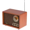 Radio przenośne Adler AD 1171 — AM/FM, 10 W RMS, Bluetooth, antena zewnętrzna, brązowy, 290×200×172 mm