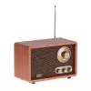 Radio przenośne Adler AD 1171 — AM/FM, 10 W RMS, Bluetooth, antena zewnętrzna, brązowy, 290×200×172 mm