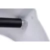 Podwyższana deska sedesowa z podłokietnikami ActionMed NT200AM — biała, szerokość 560 mm, maks. waga użytkownika 136 kg, blokowana, wspomagana regulacja wysokości
