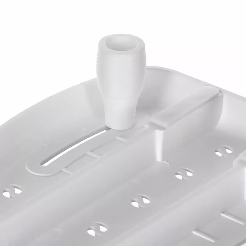 Ławeczka wannowa ActionMed LW400AM 2-w-1 z obrotowym dyskiem transferowym, biała, odporna na wilgoć, ergonomiczne siedzisko, otwór do zawieszenia