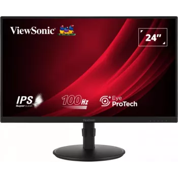 Viewsonic VG2408A-MHD monitor komputerowy 61 cm (24 cale) 1920 x 1080 pikseli Full HD LED Czarny