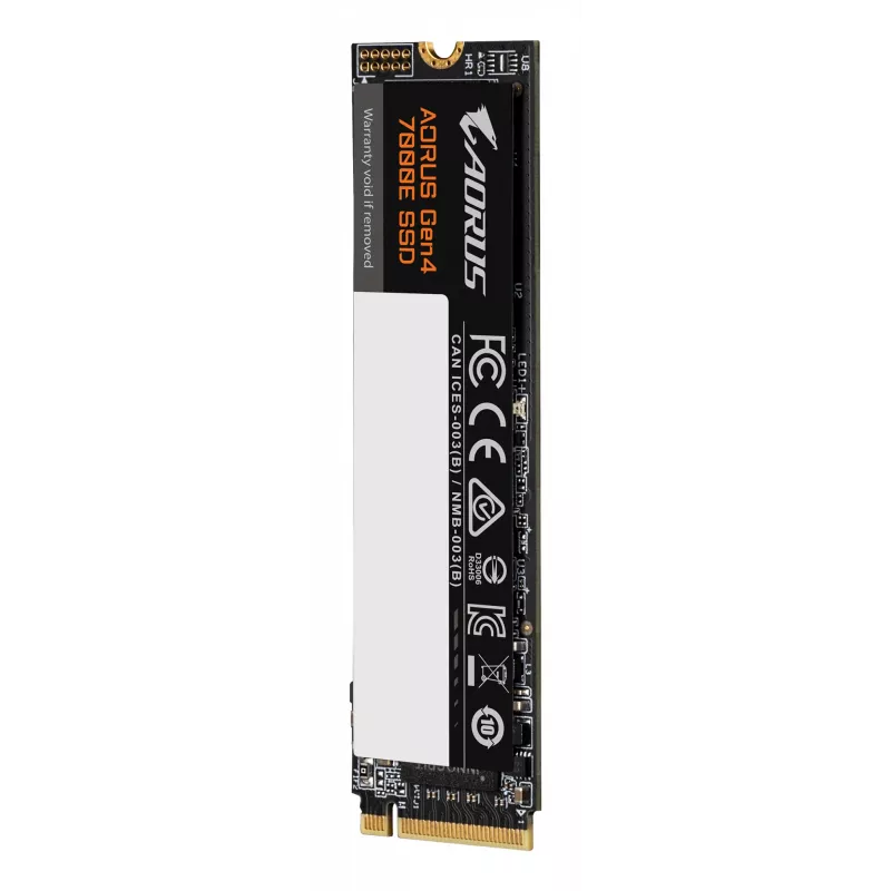 SSD M.2 2 TB GIGABYTE AORUS Gen4 7000E — PCIe 4.0 NVMe, 7100/6500 MB/s