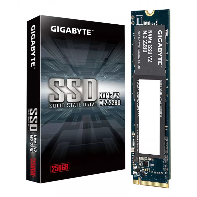 GIGABYTE G3NVMEV2256G wewnętrzny dysk SSD 256 GB M.2 PCI Express 3.0 NVMe 3D TLC NAND