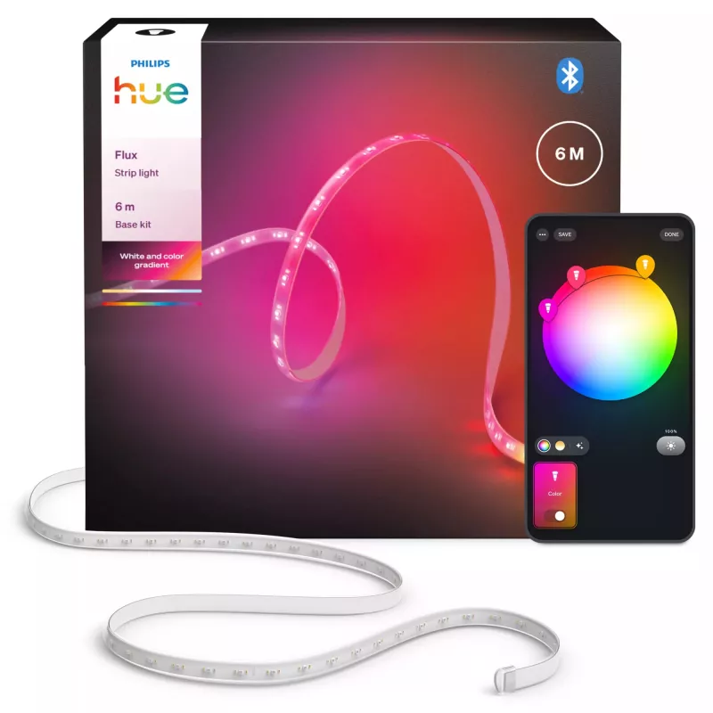 Lampa inteligentna Philips z Bluetooth, 20 W, biała obudowa silikonowa, 220–240 V, interfejs Bluetooth