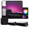 Zestaw startowy Philips Hue Play light bars — 2 listwy świetlne Play + Hue Bridge Pro, Bluetooth, czarny, wtyczka typu C
