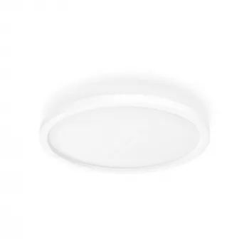 Philips Aurelle Hue Round Panel Light, Inteligentna lampa sufitowa, Bluetooth/Zigbee, Biały, LED, Aluminium, Regulowana