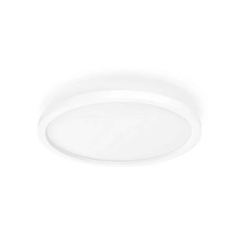 Philips Aurelle Hue Round Panel Light, Inteligentna lampa sufitowa, Bluetooth/Zigbee, Biały, LED, Aluminium, Regulowana