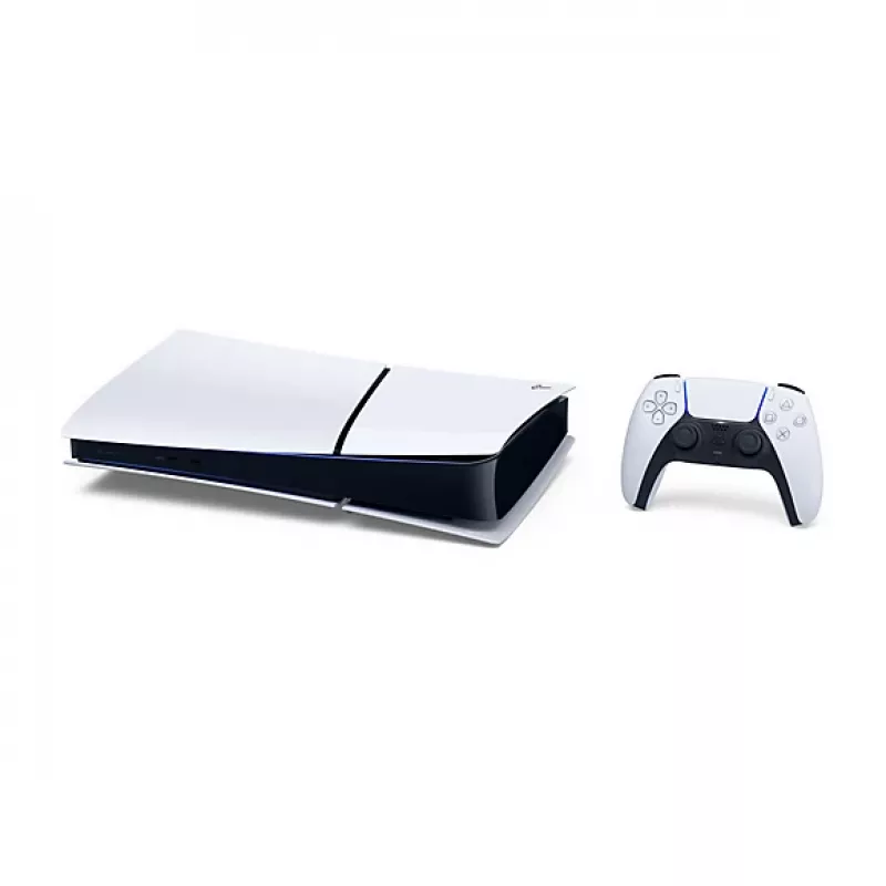 Sony Playstation 5 cienki Digital Edition 825 GB Wi-Fi Czarny, Biały