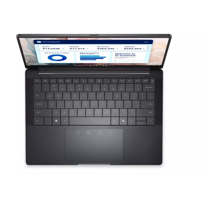 Dell Pro Premium 13 PA13250 | 13,3 cala | FHD+ | Antyodblaskowy | Intel Core Ultra 7 | 266V | 16 GB | LPDDR5x | Pojemność dysku SSD 512 GB | Karta graficzna Intel Arc | Windows 11 Pro | Język klawiatury angielski | Podświetlana klawiatura | Gwarancja 36 miesięcy | Gwarancja na baterię 12 miesięcy