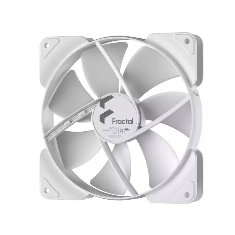 Wentylator obudowy komputera Fractal Design Aspect 14 cm (140 mm) Biały, 12 V, 1000 RPM