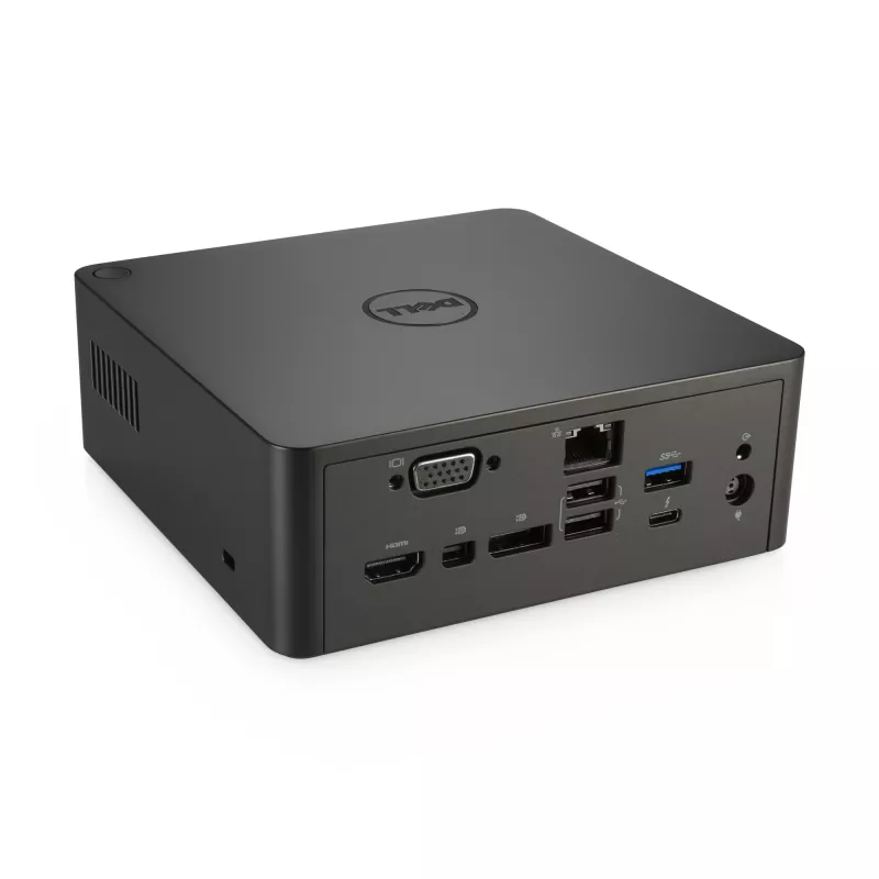 DELL TB16 Przewodowa stacja dokująca Thunderbolt 3 Czarny
