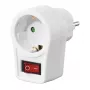 Hama 00223212 adapter wtyczki sieciowej Typ F Biały
