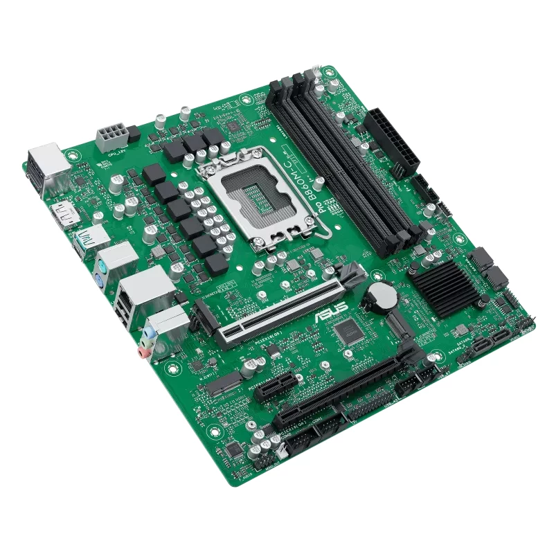 Płyta główna ASUS PRO B860M-C-CSM — Intel B860, LGA 1851 (Socket V1), Micro ATX, 4× DIMM DDR5, 256 GB max