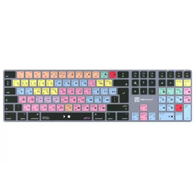 Logickeyboard LKB-PT-TM-UK Klawiatura Office Bluetooth QWERTY Angielska Pełnowymiarowa