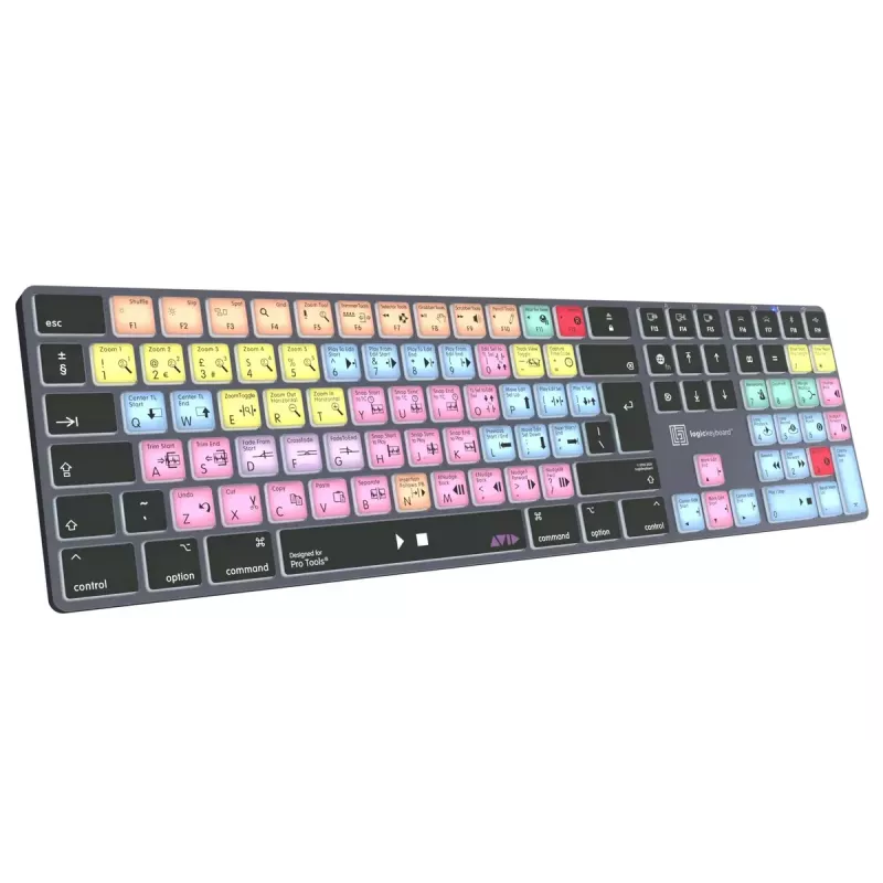 Logickeyboard LKB-PT-TM-UK Klawiatura Office Bluetooth QWERTY Angielska Pełnowymiarowa