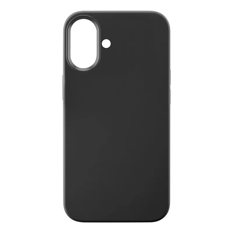 Cellularline Sensation - iPhone 16 etui z silikonu Soft-touch, Cover, Apple, iPhone 16, 15.5 cm (6.1 cala), Czarny