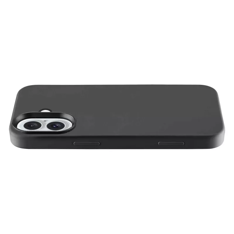 Cellularline Sensation - iPhone 16 etui z silikonu Soft-touch, Cover, Apple, iPhone 16, 15.5 cm (6.1 cala), Czarny