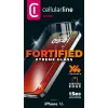 Cellularline Fortified Xtreme Glass - iPhone 16 Ultra-ochronne szkło hartowane ze wzmocnionymi krawędziami, łatwe w aplikacji i ultraodporne