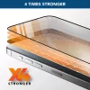 Cellularline Fortified Xtreme Glass - iPhone 16 Ultra-ochronne szkło hartowane ze wzmocnionymi krawędziami, łatwe w aplikacji i ultraodporne